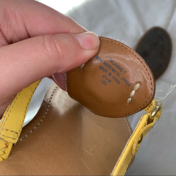 Tommy Hilfiger Yellow Thong Sandals - Picture 3 of 6